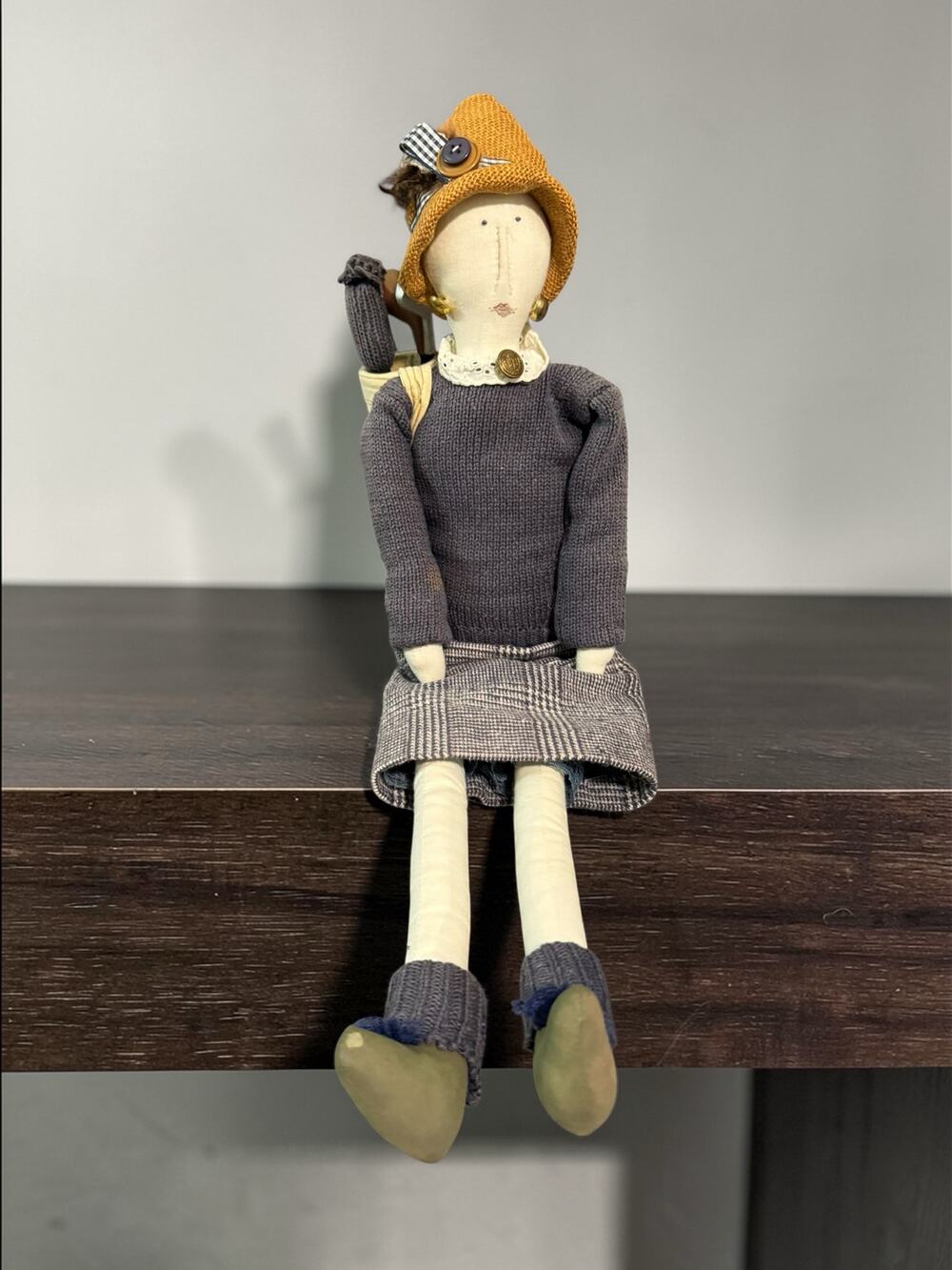 Vintage Carmen Manago Lady Golfer Art Doll - 24" Shelf Sitter